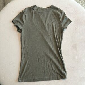 Ribbed T Shirt